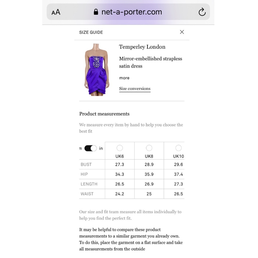 Temperly London Embellished Strapless Satin Dress - Picture 9 of 9